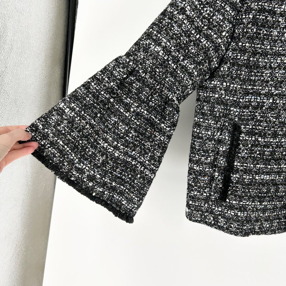 NWT J. Crew Sequin Tweed Belle Sleeve Lady Jacket Size 6 - Picture 5 of 10